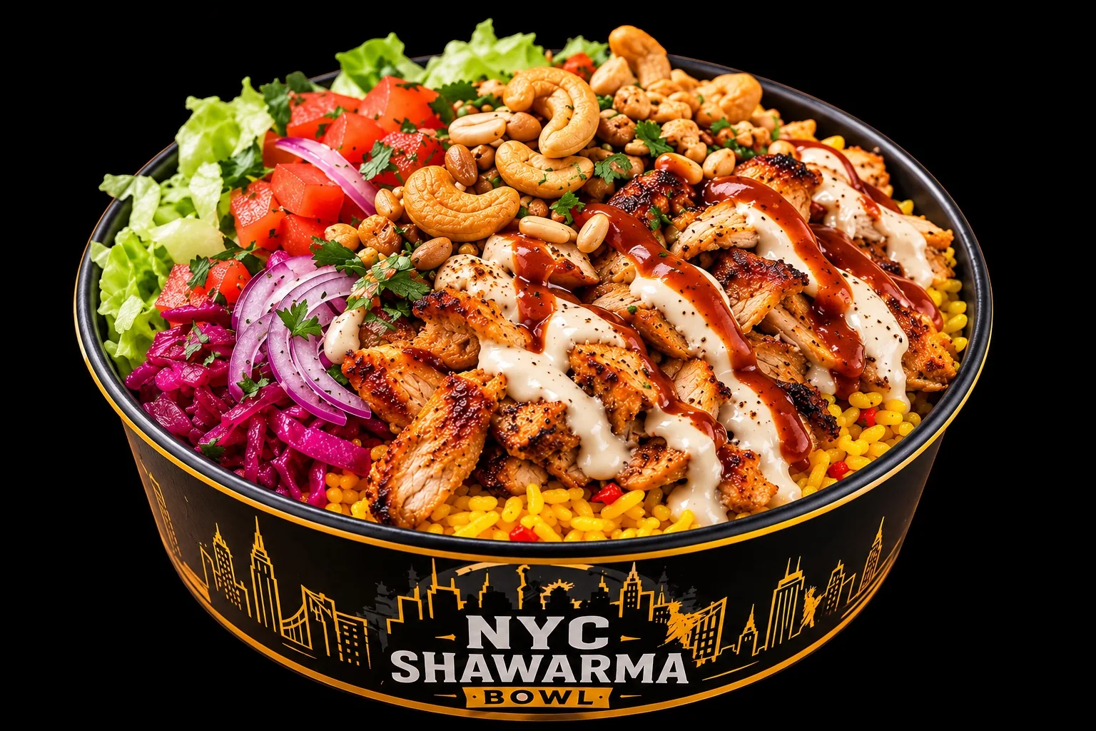 Chicken Bowl von NYC Shawarma Bowl